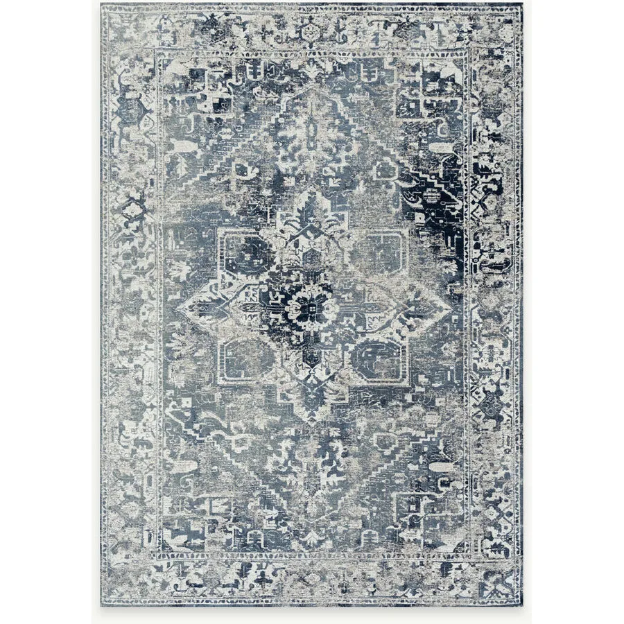 Teppich Atlantide Blau Polyester 140 cm 200 cm