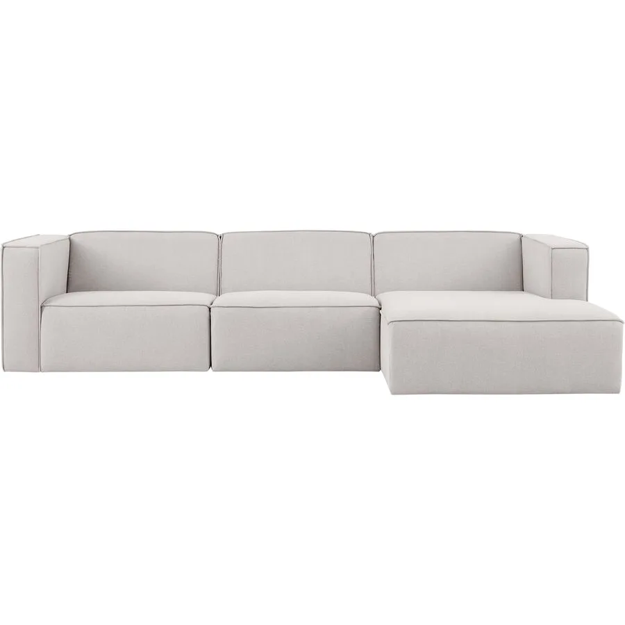 Ecksofa Melon Rechts Polyester Sand B 312 T 154 cm - Möbel Konfigurator: Traummöbel individuell zusammenstellen
