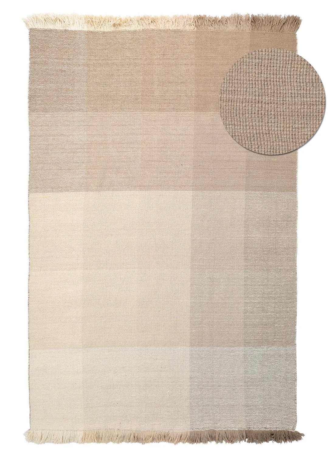 Ullteppe - Chaves (beige) (Størrelse: 240 x 340 cm)