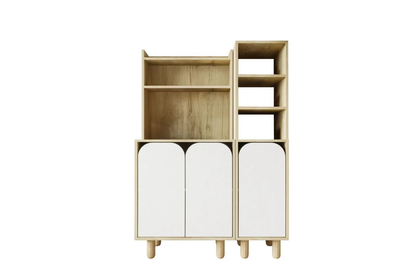 Estra Highboard - Beige/Vit