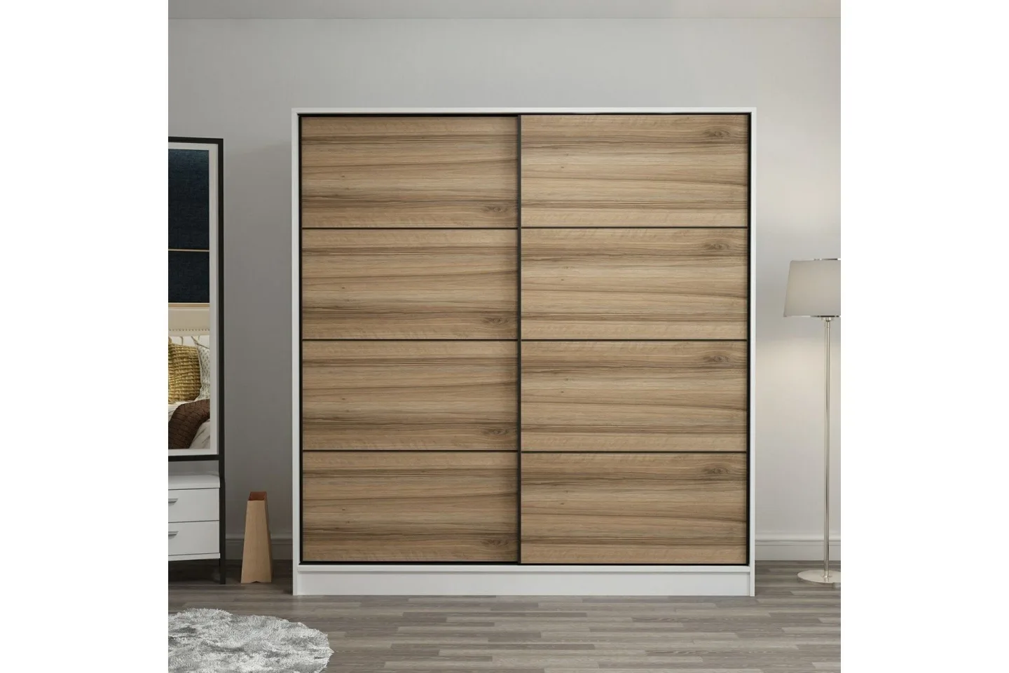 Fruitland Garderob 180 cm - Brun