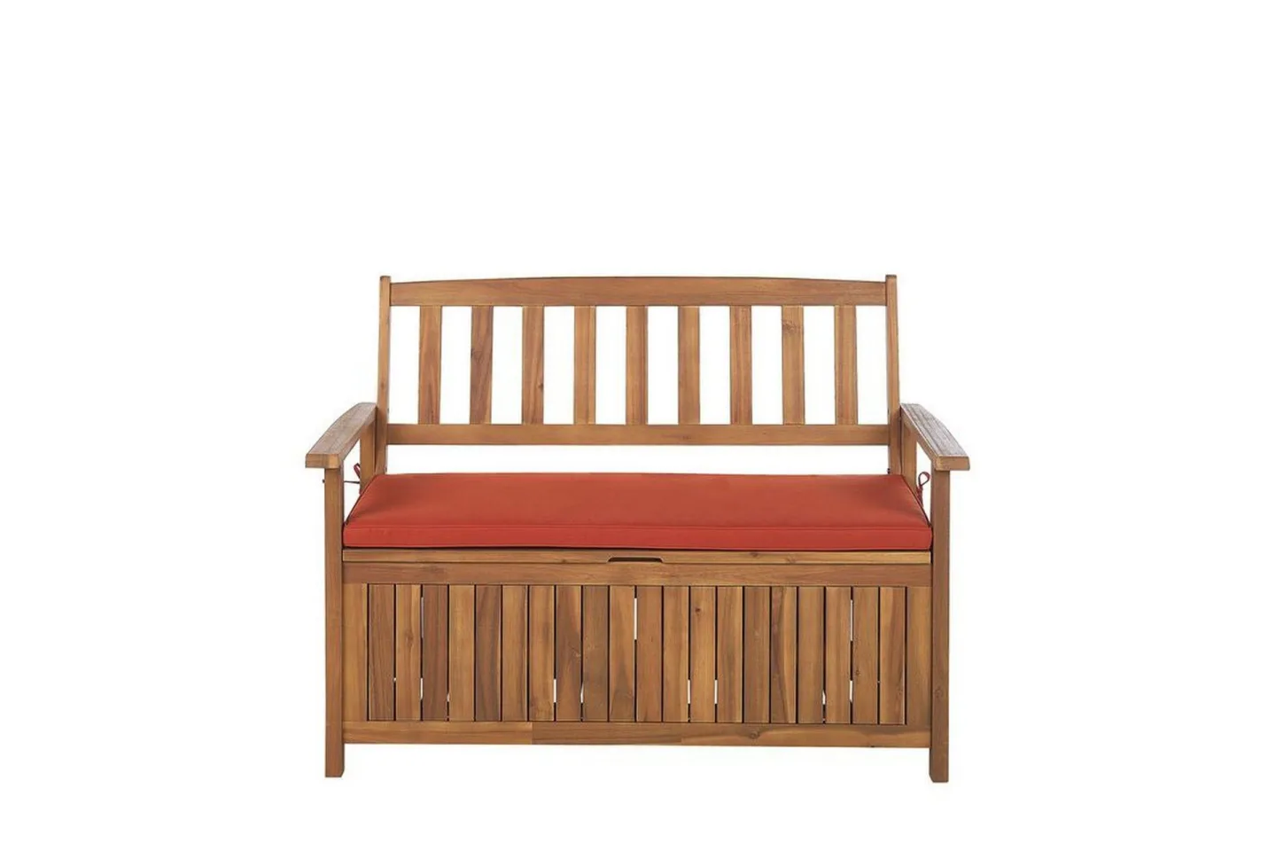 Trädgårdsbänk 120 cm akaciaträ terrakotta SOVANA - Trä/natur