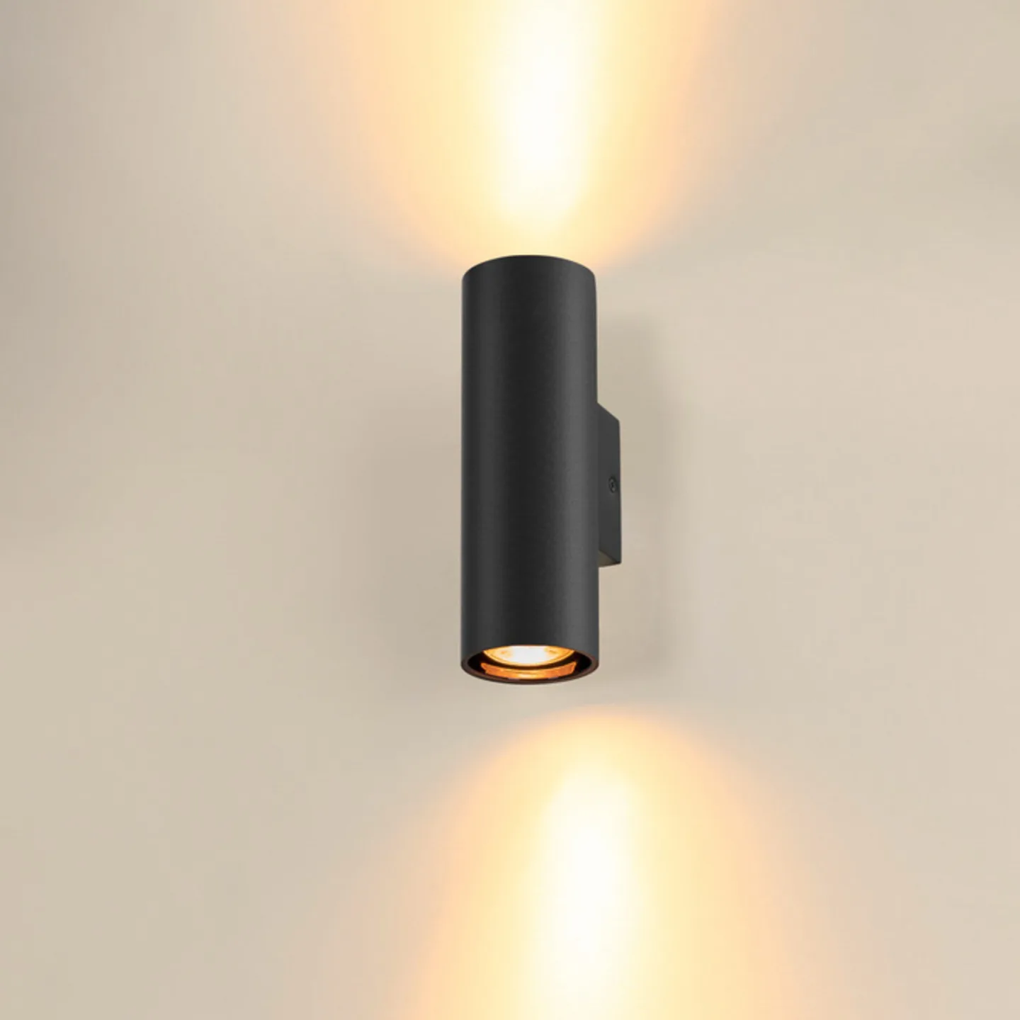Asto Tube 2 Wandleuchte Black - SLV - Wohnzimmer - Modern - Metall - Mehrflammig