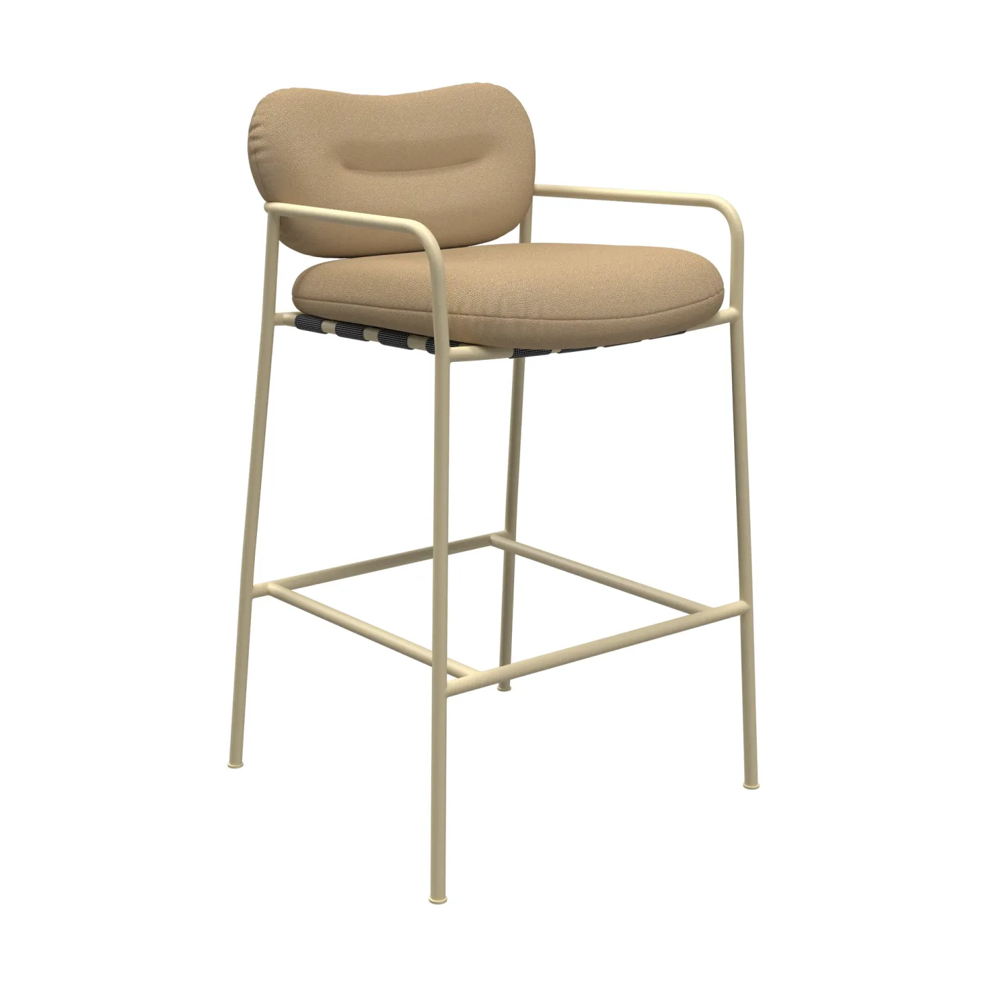 Fogia Bollo Barstuhl low 65 cm Vidar 4 0323 beige-beige