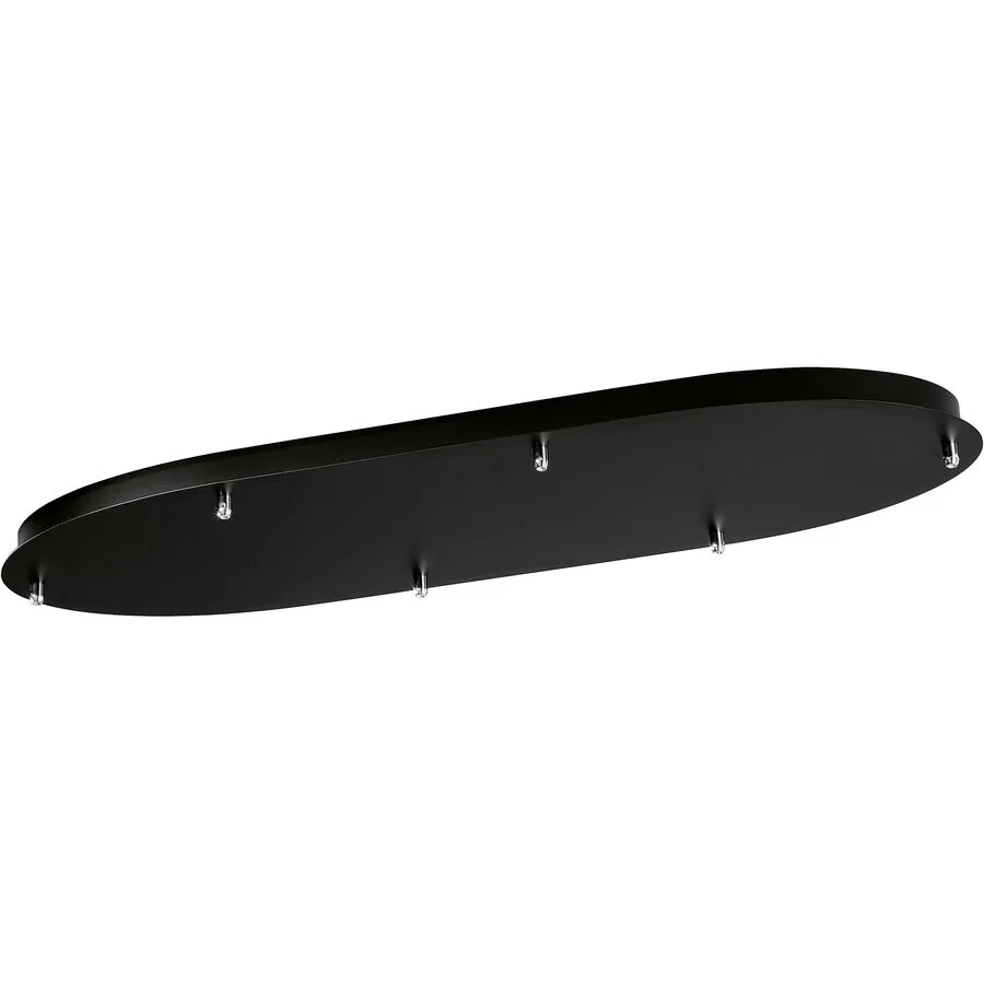 Giberti Luce Baldachin Rosone Schwarz Metall 30 cm