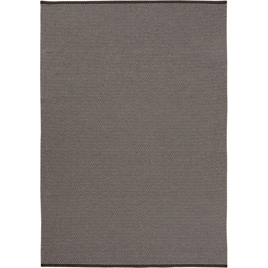 HORREDSMATTAN Teppich Orust schwarz Gefleckt/Meliert Wolle/Polyester 140 x 200 cm