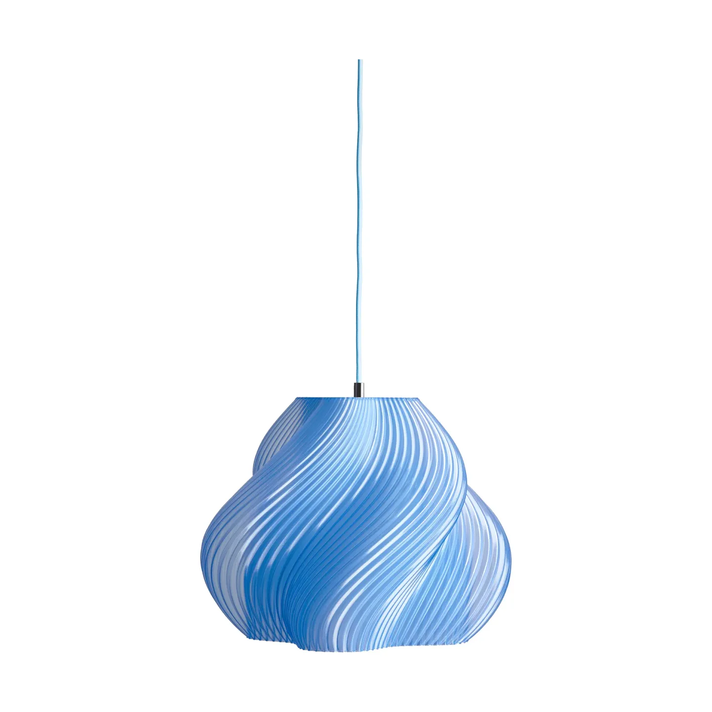 Crème Atelier Soft Serve Pendelleuchte Blueberry sorbet-chrome, 03, 30 cm