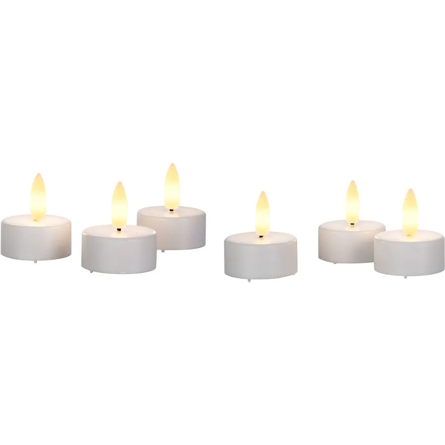 Teelicht Magic Candle Weiss Kunststoff 4 cm - LED