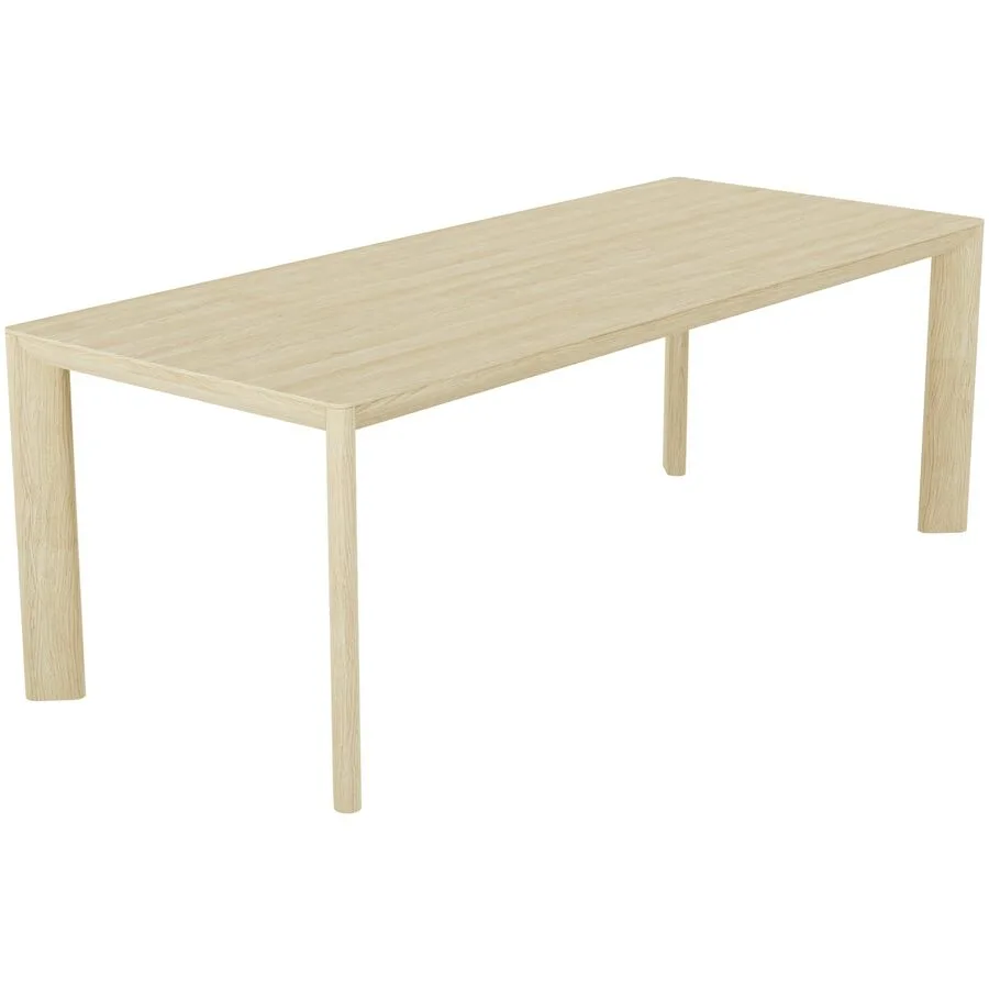 Esstisch Massivo Braun Holz B 220 cm - Farbe: Asteiche geölt - Möbel Konfigurator: Traummöbel individuell zusammenstellen