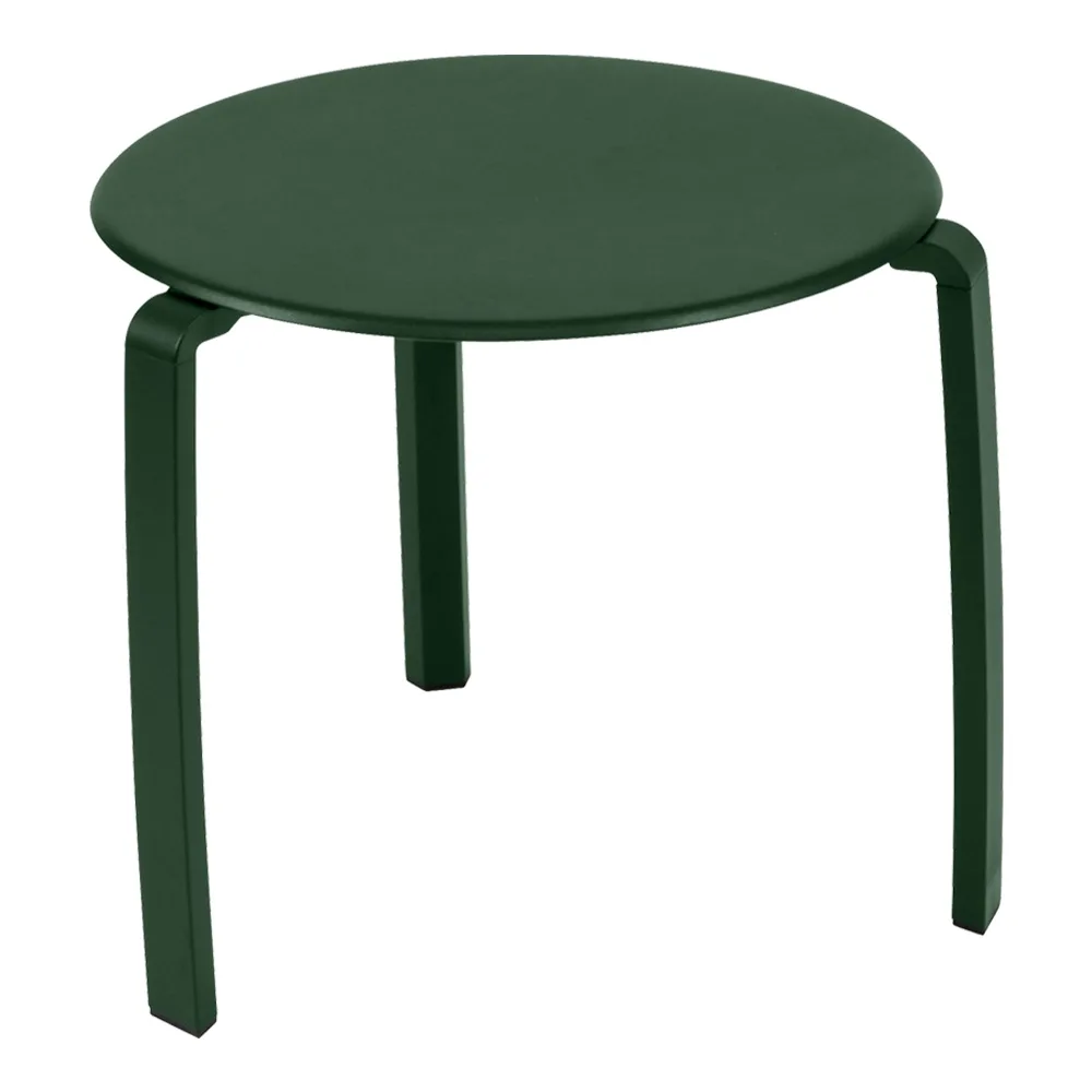 Fermob - Alize Low Table Cedar Green 02 - Småbord och sidobord utomhus - Pascal Mourgue - Grön - Metall