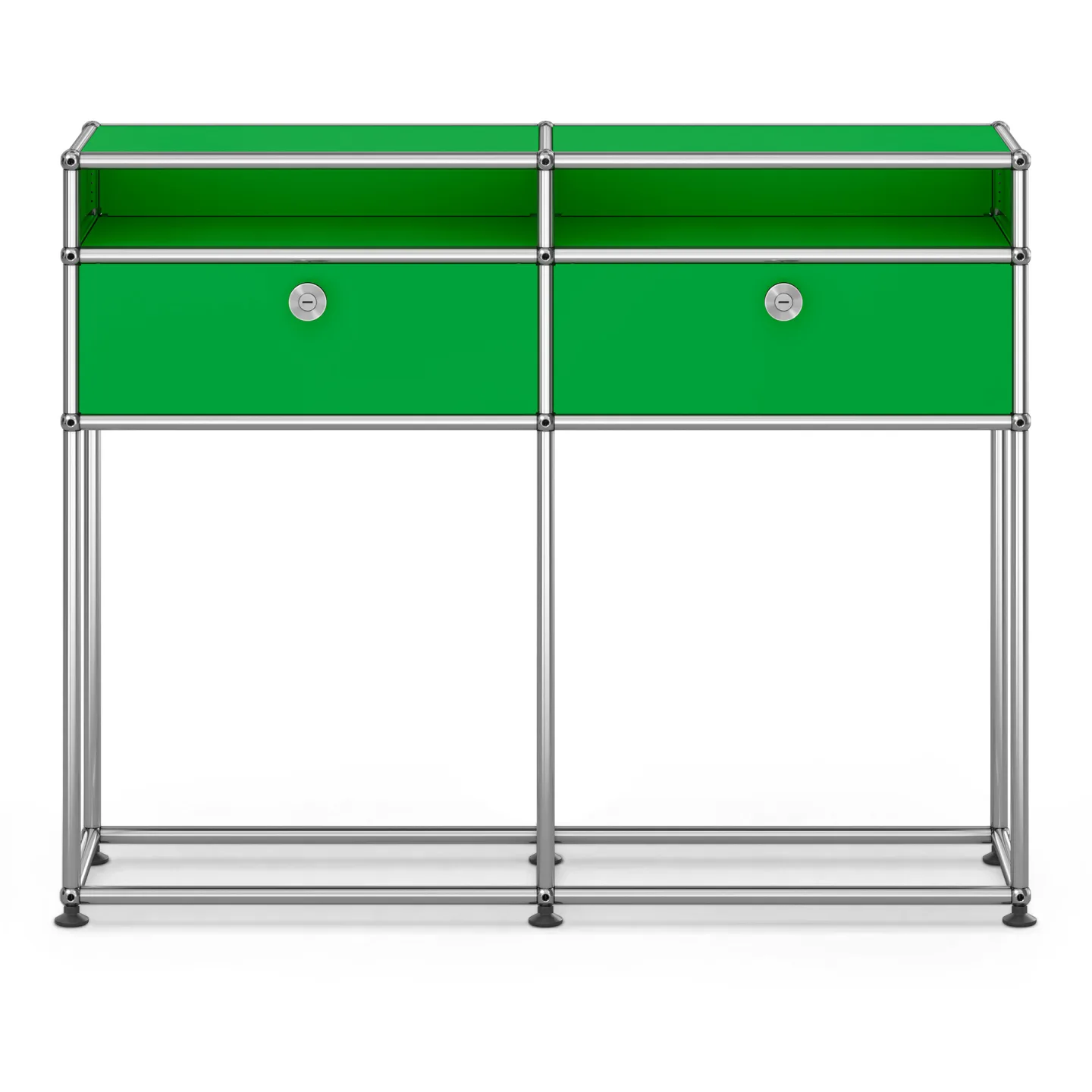 USM - USM Haller Sideboard M51 USM Green - Skänkar och sideboards - Fritz Haller & Paul Schärer - Grön - Metall
