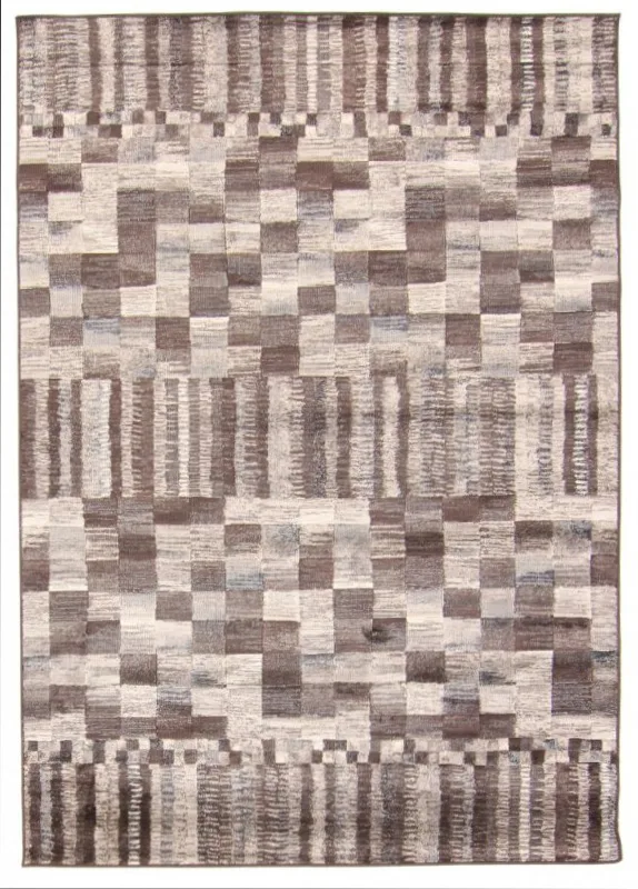 Wilton-teppe - Baghlan (brun-grå) (Størrelse: 160 x 230 cm)