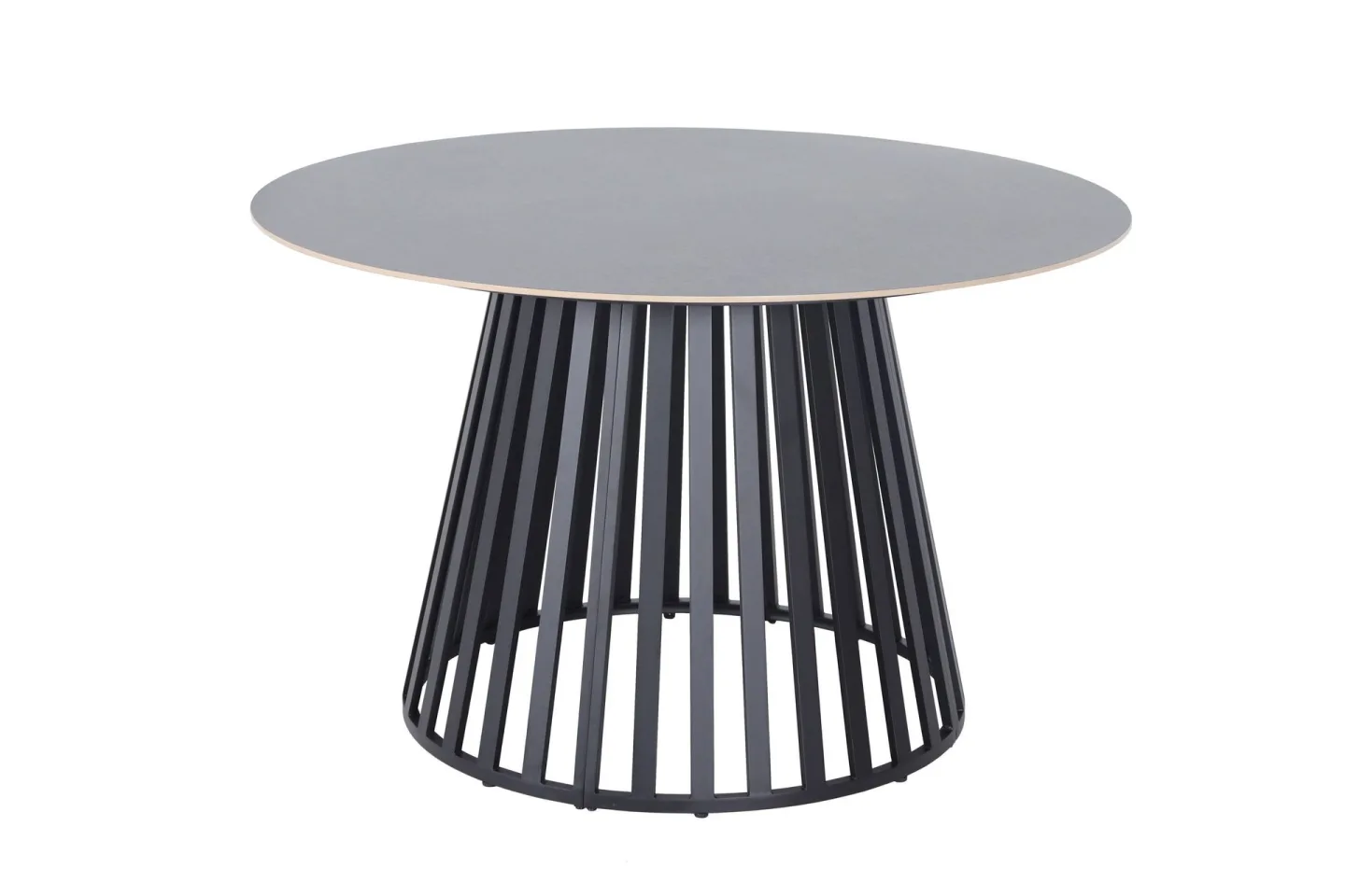 Sensi Runt Matbord utomhus 120 cm i metall - Svart