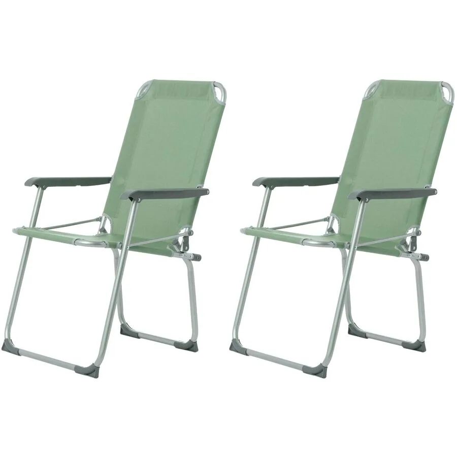 KOOR Campingstuhl Alli Grün 600D Polyester