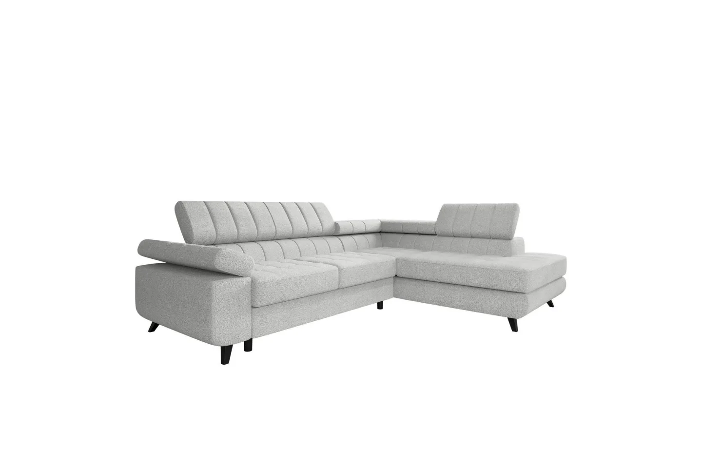 Amshyttan Soffa med Schäslong 3-sits - Ljusgrå