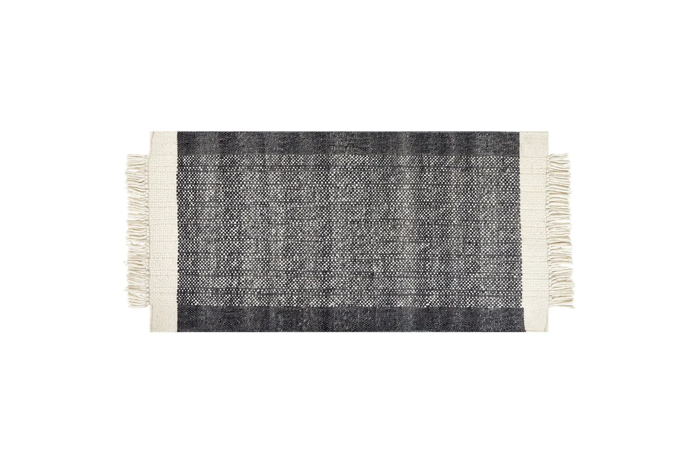 Atlanti Ullmatta 80x150 cm - Svart/Vit