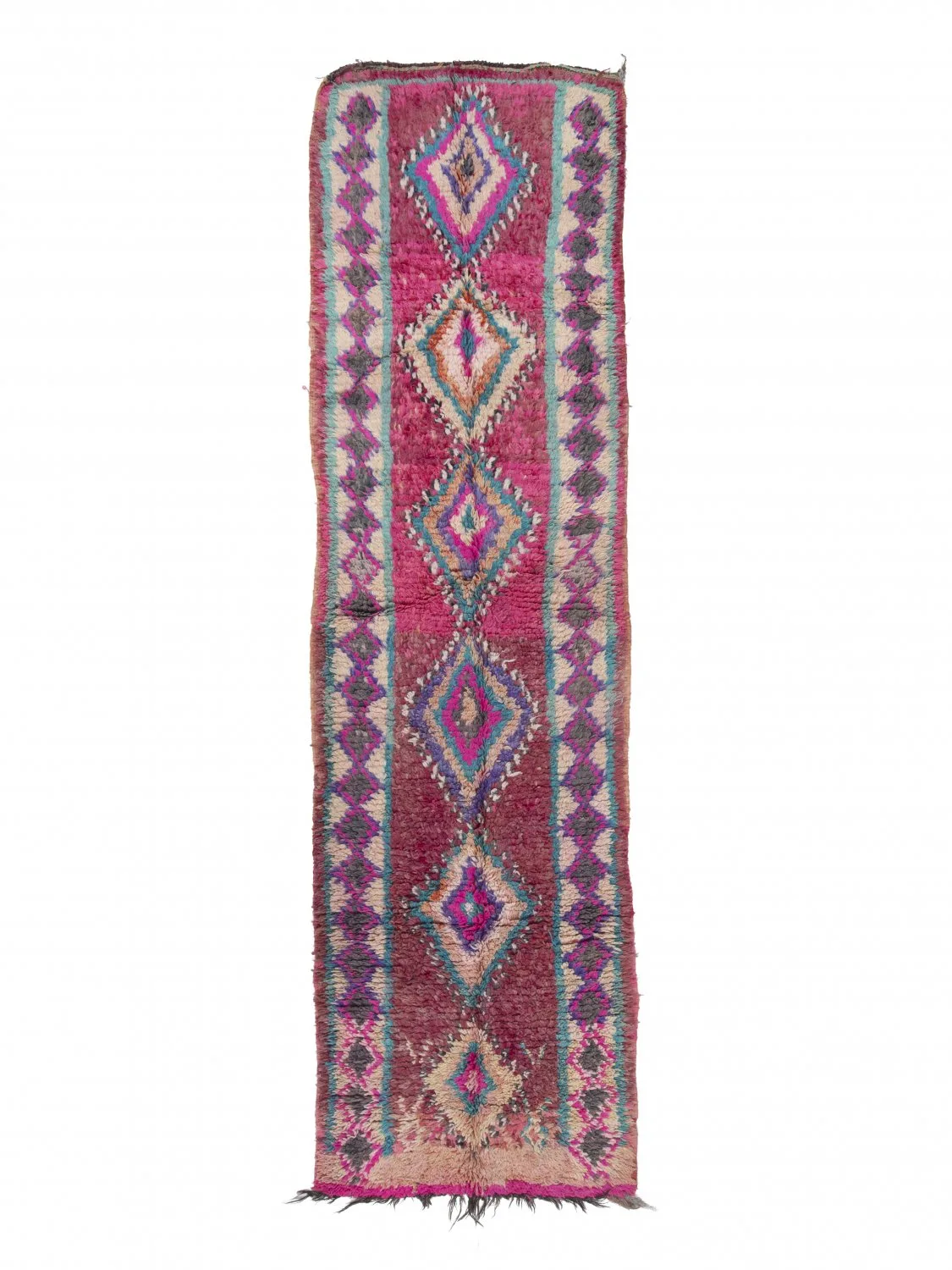 Kelim-teppe Marokkansk Azilal 400 x 110 cm (Størrelse: 400 x 110 cm)