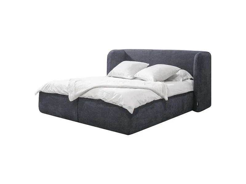 Kastenbett BOBOCHIC LOUISE 180x200cm mdf dunkelgrau