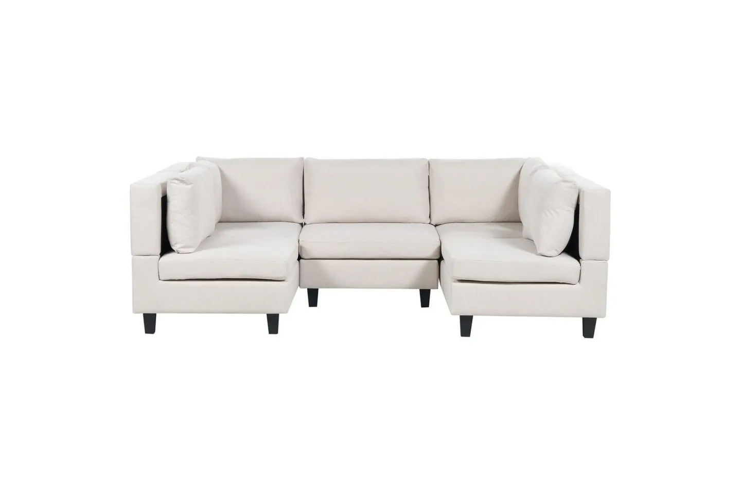 Modulsoffa Unstad Beige/svart - Beige/svart
