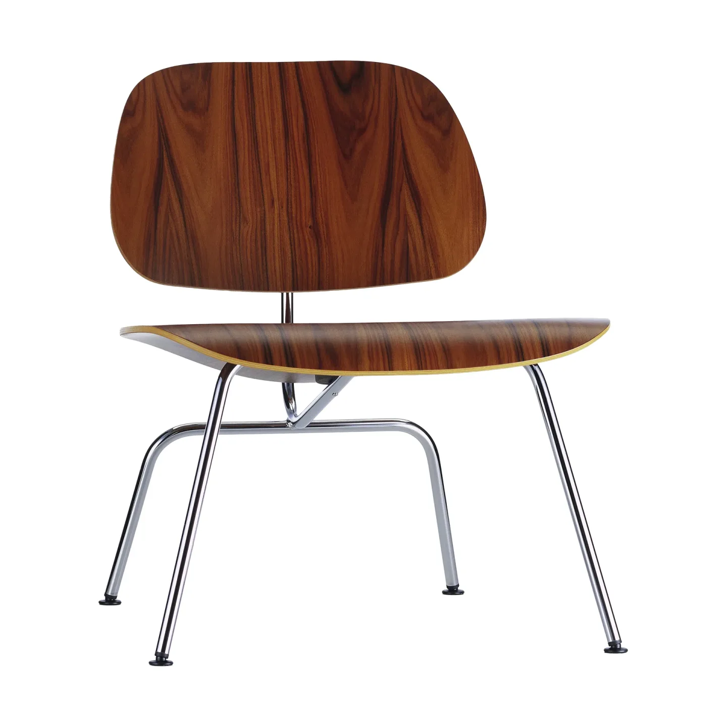 Vitra Plywood group LCM fåtölj Valnöt-krom