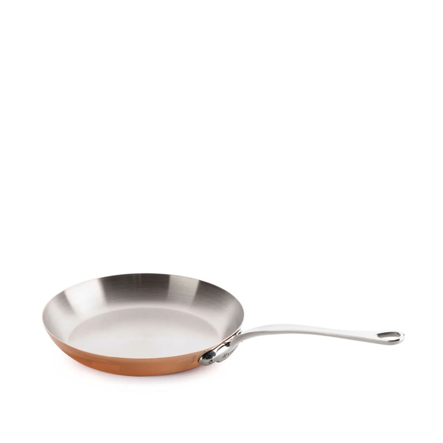 Mauviel - Frying Pan M'150S Copper/Steel - 26 cm - Stekpannor - Silver,Koppar