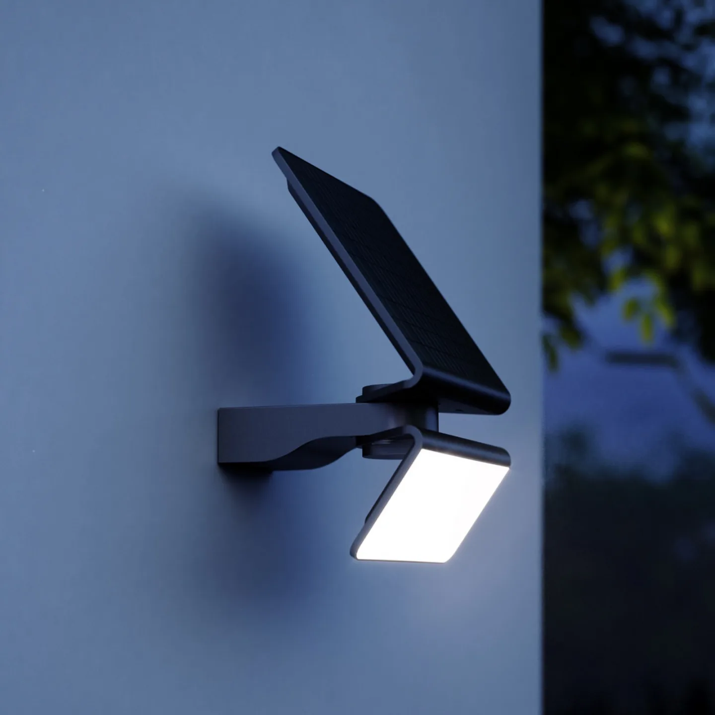 XSolar L-S One LED-Solarleuchte, anthrazit, Sensor - STEINEL - Kunststoff - Eckig