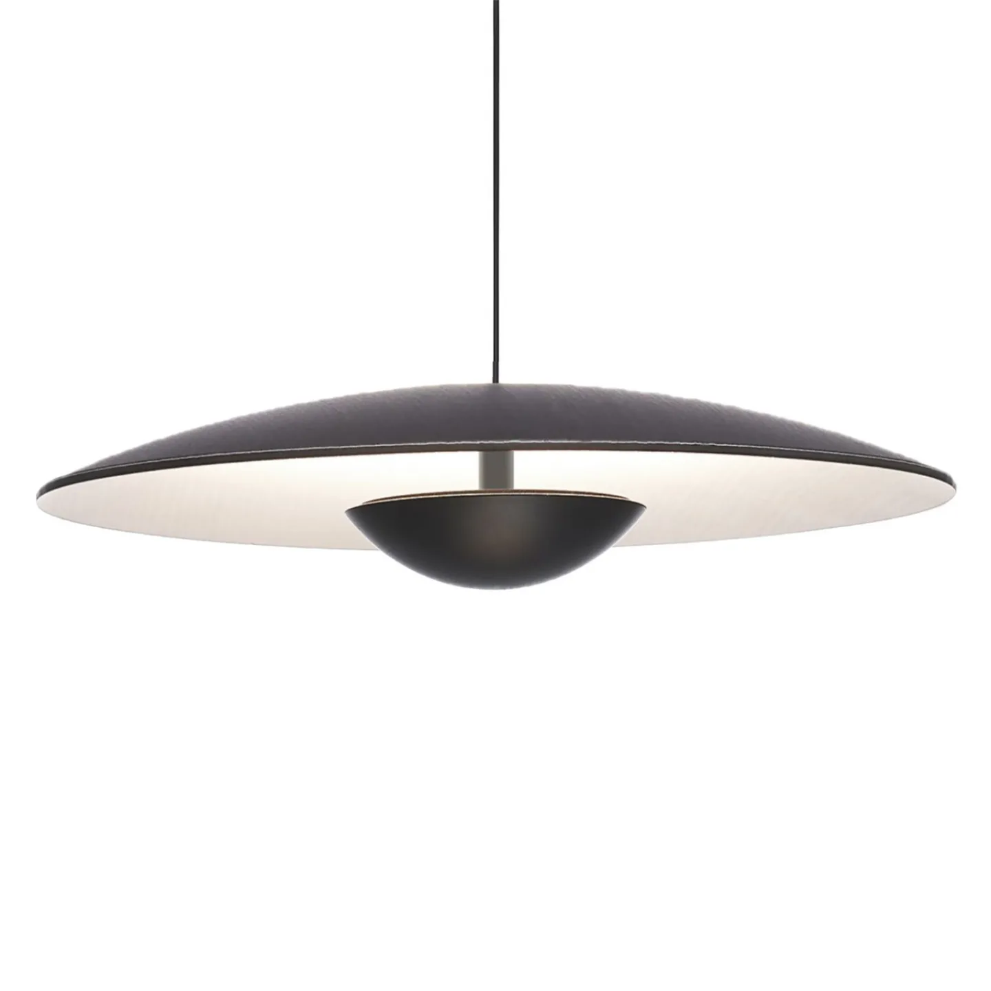 Ginger 42 Pendelleuchte Wenge - Marset - Wohnzimmer - Design - Holz - Einflammig