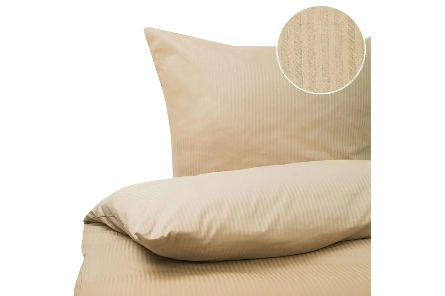 Påslakanset Avondale Beige, 220x155 cm - Beige, 220x155 cm