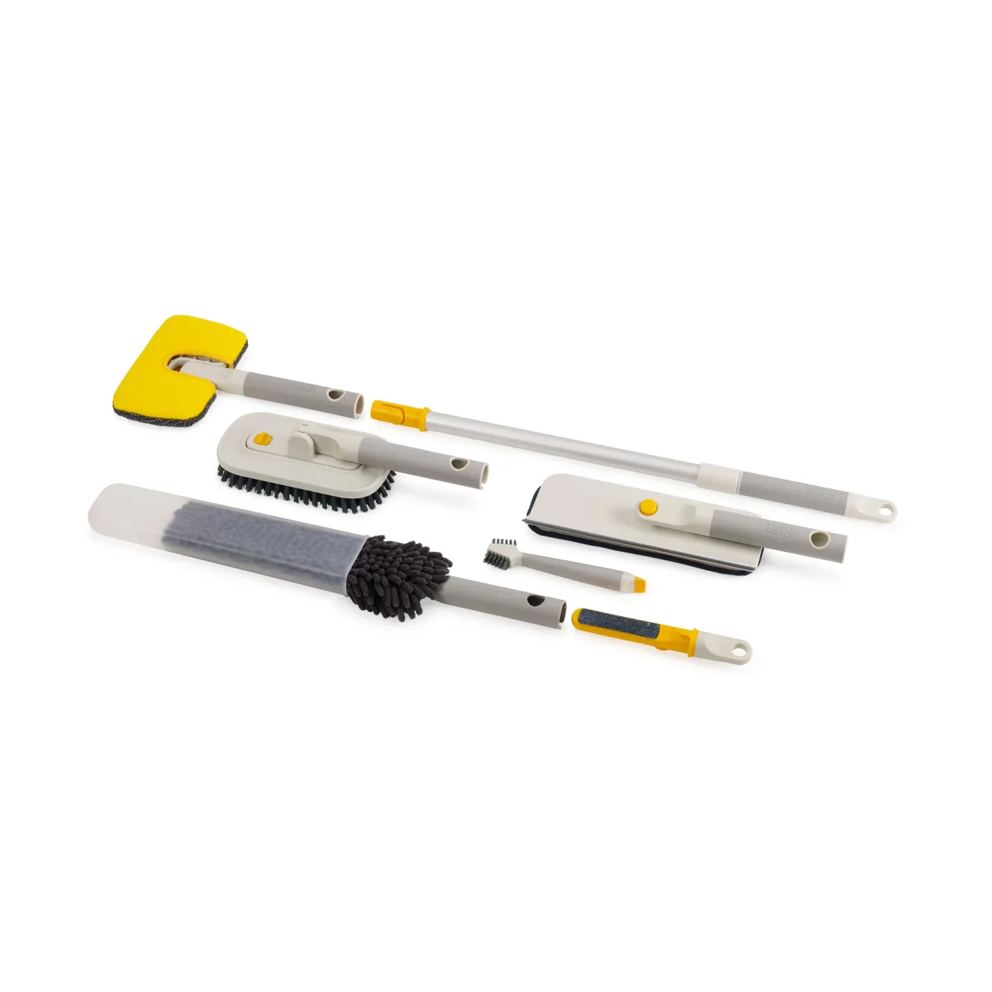 Joseph Joseph Cleantech Reinigungsset 6-teilig Light Stone