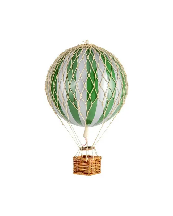 Travels Light luftballon sølv/grøn