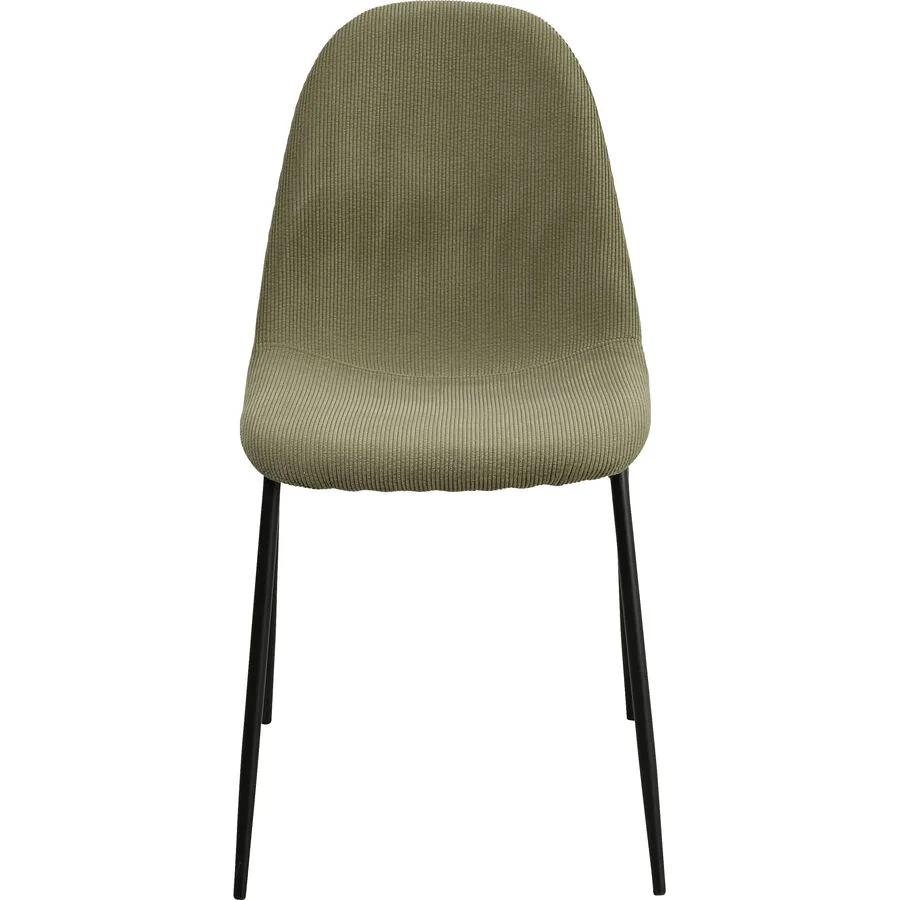 Stuhl Maris dunkelgrün Polyester/Metall