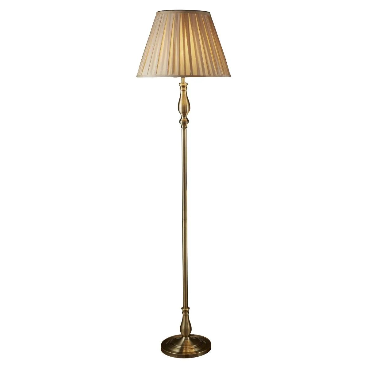 Searchlight - Flemish - Golvlampa - Antikmässing
