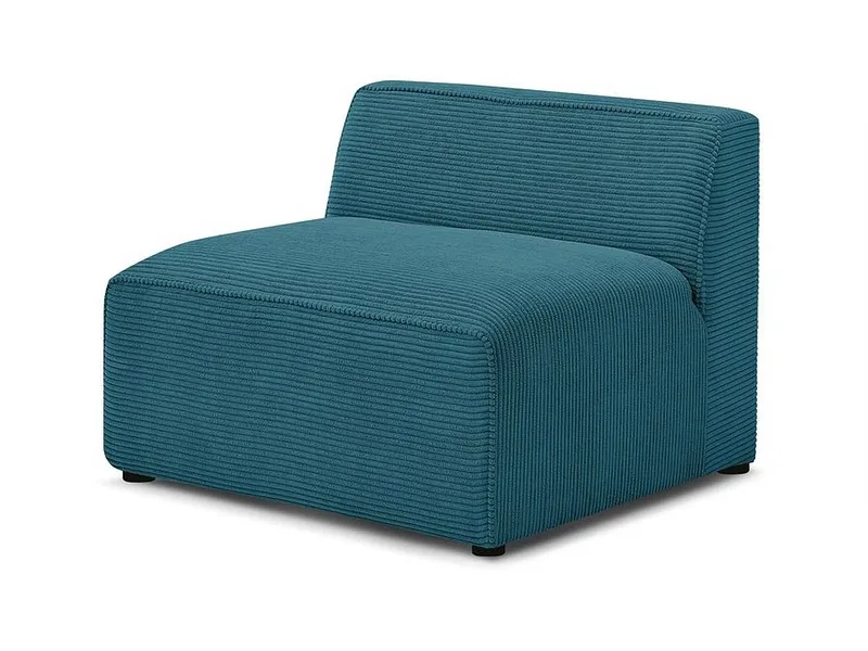 Modulare Sessel für Sofa BOBOCHIC MEGEVE Cord-Stoff dunkelblau