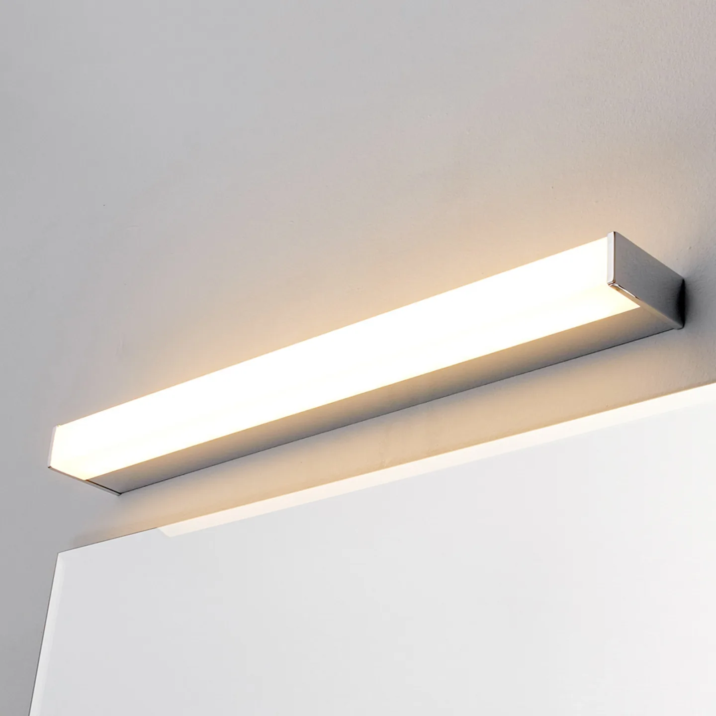 Philippa Square Wandleuchte L59 Chrome - Lindby - Badezimmer - Modern - Metall - Eckig