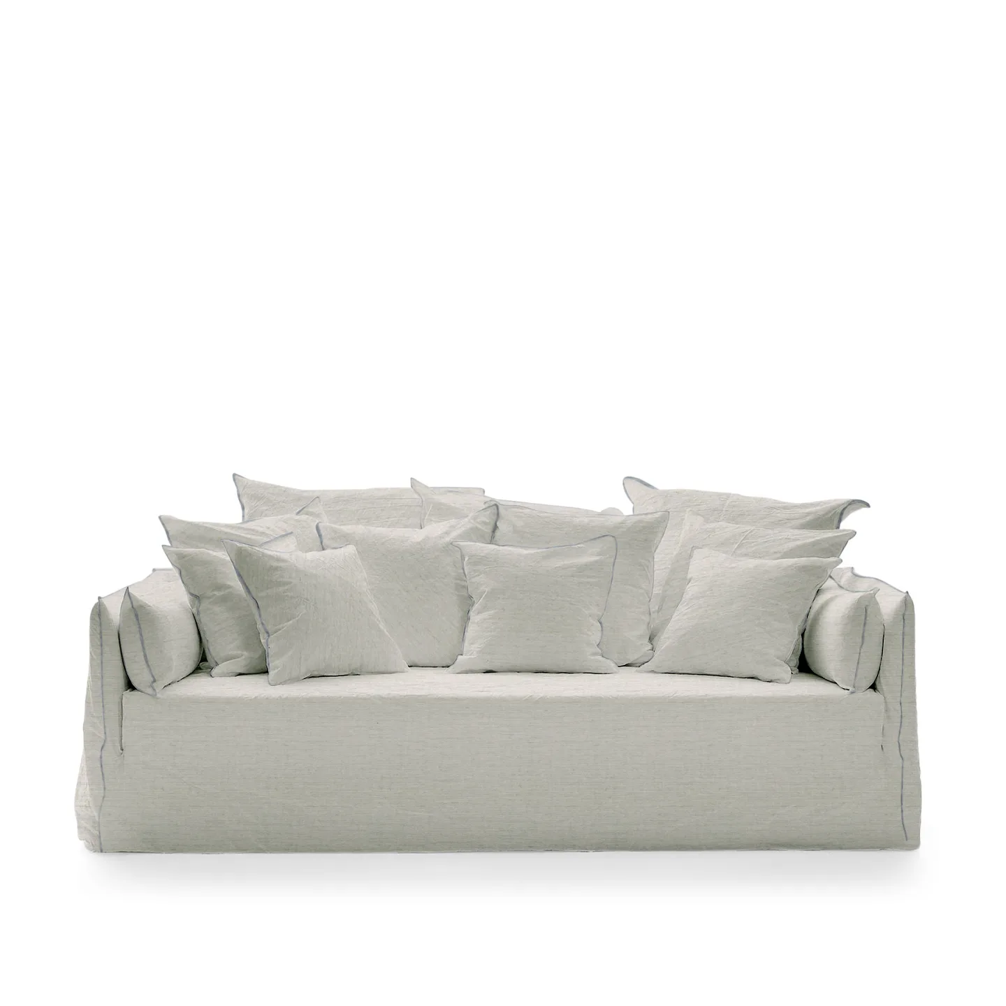 Gervasoni - Ghost 16 - Natural Lino Bianco - Seam 1000 - Soffor - Paola Navone - Vit
