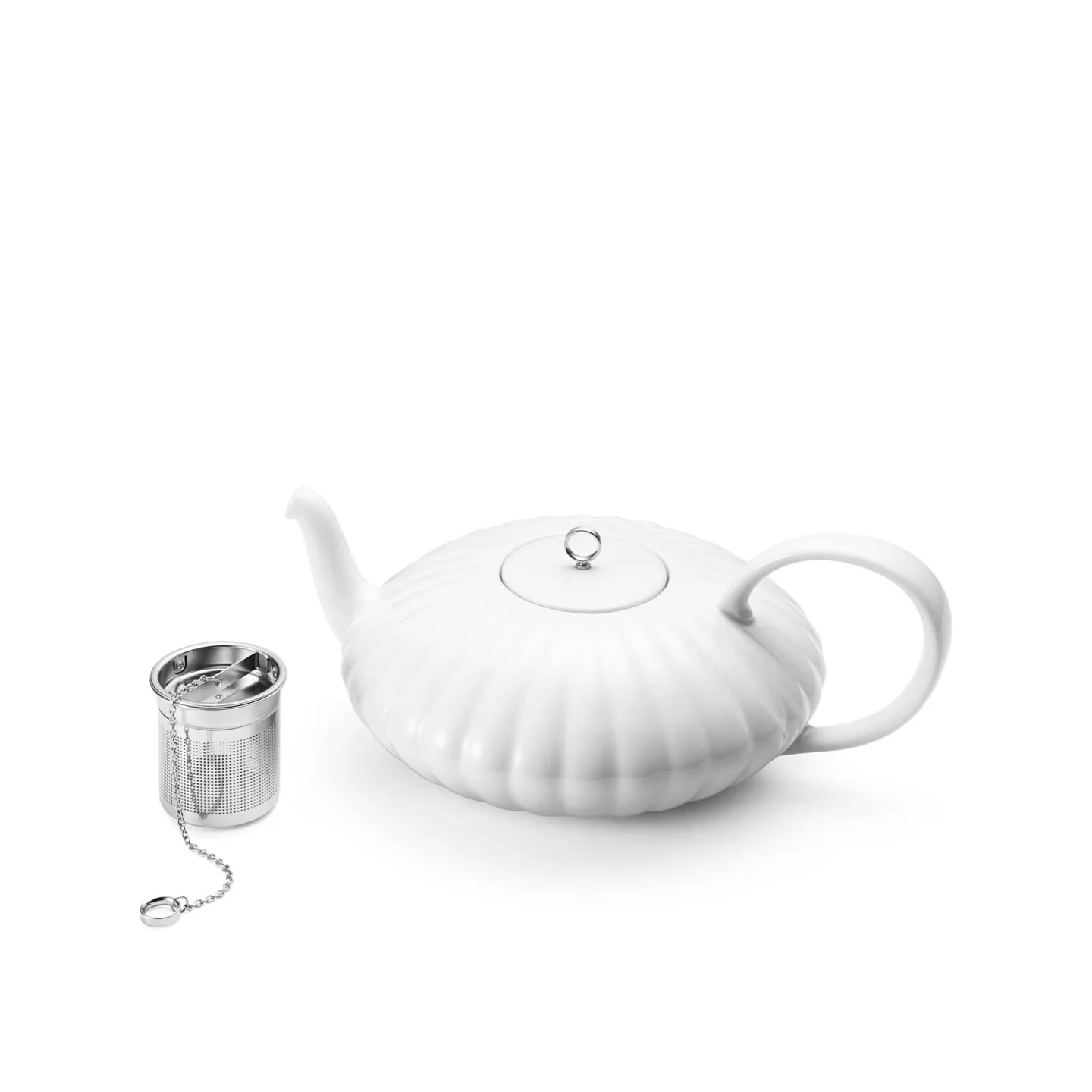 Georg Jensen - Bernadotte Tekanna - Tekannor - Sigvard Bernadotte - Naturmaterial/Metall