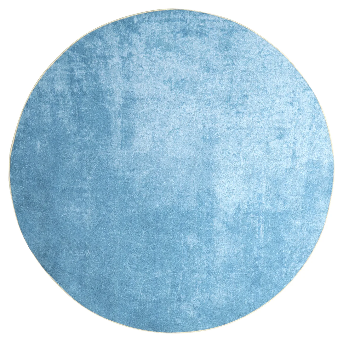 Rundt teppe - Lynton (blå) (Størrelse: Ø 160 cm)
