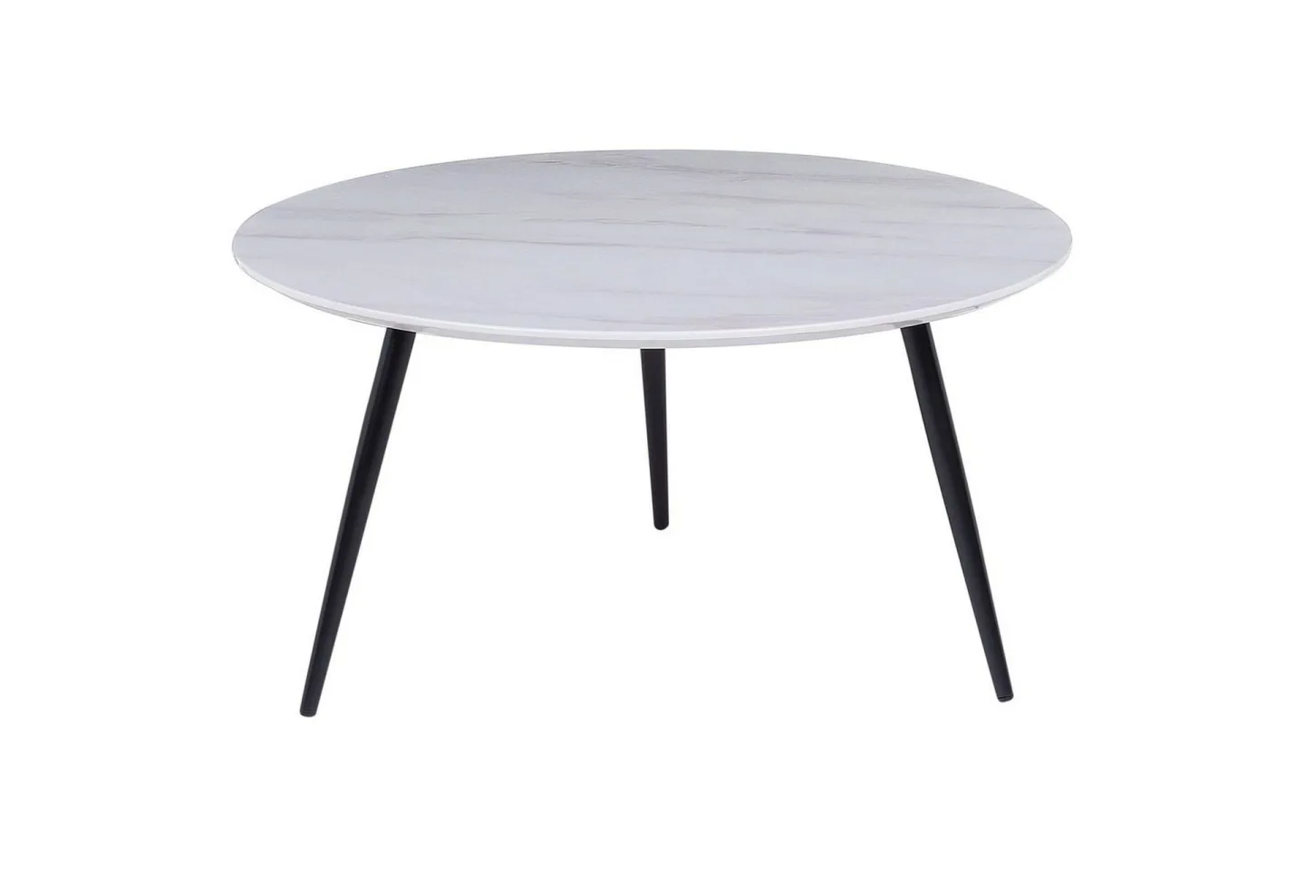 Soffbord Effie Vit/Svart - Vit/Svart