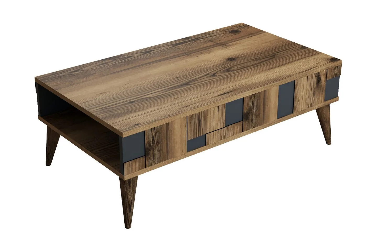Alsacia Soffbord 105 cm - Mörkbrun/Antracit