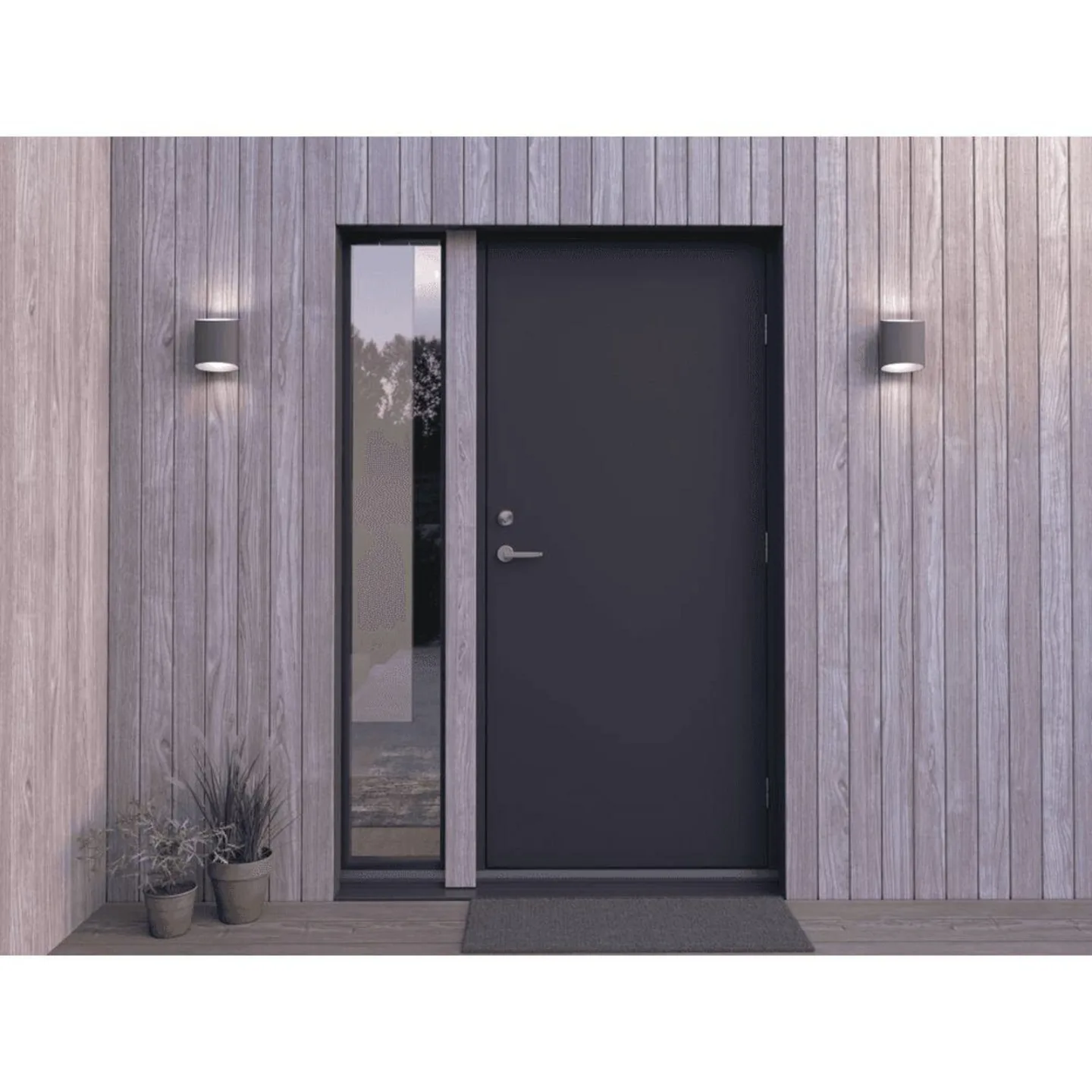 Sinne Udendørs Væglampe Graphite - Belid - Terrasse - Metal