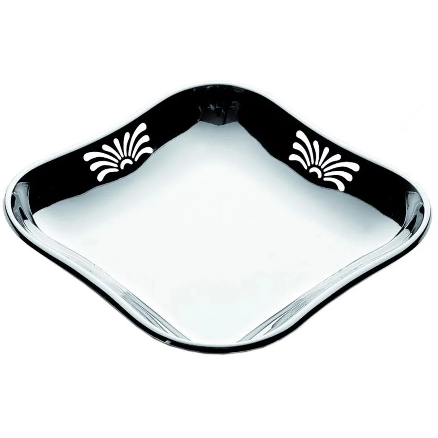 Brotkorb Piazza silber Edelstahl T 18 cm