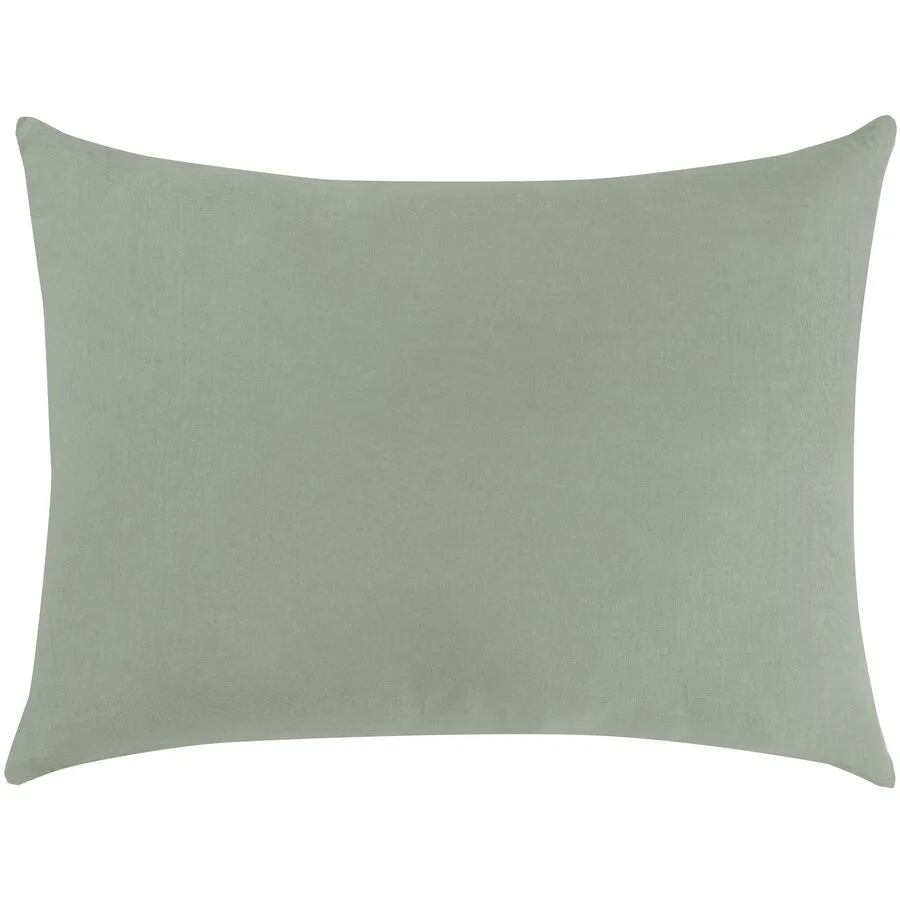 Kissenbezug Leana mint Einfarbig Leinen B 50 T 70 cm - Material: 100% Leinen