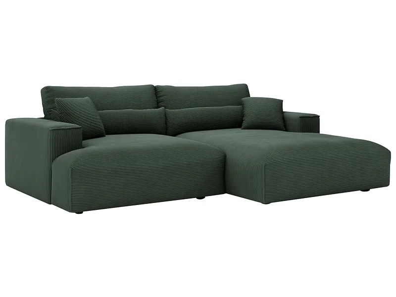 Ecksofa FELICIA Stoff grün