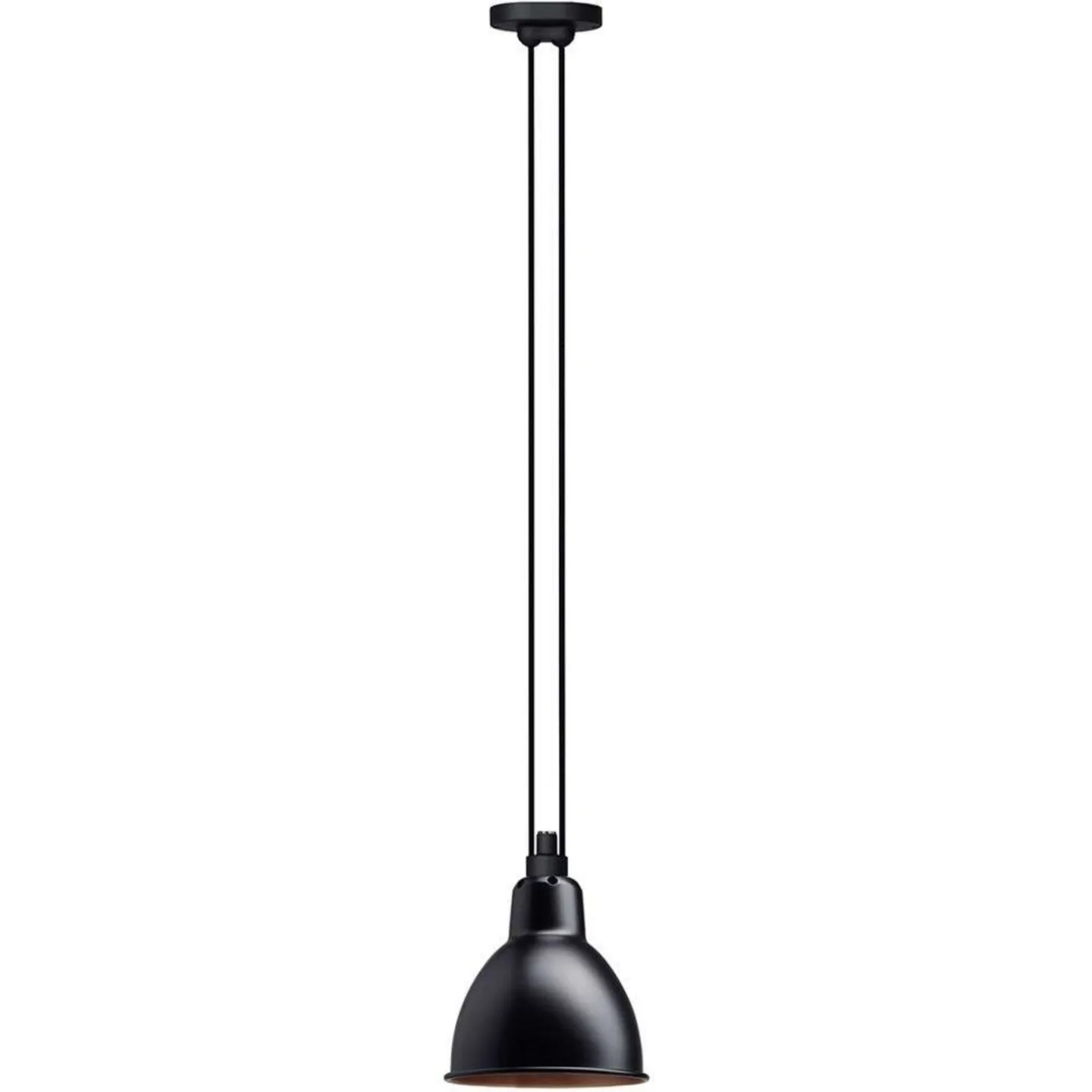 322 L Taklampa Round Black/Copper - Lampe Gras - Vardagsrum - Metall