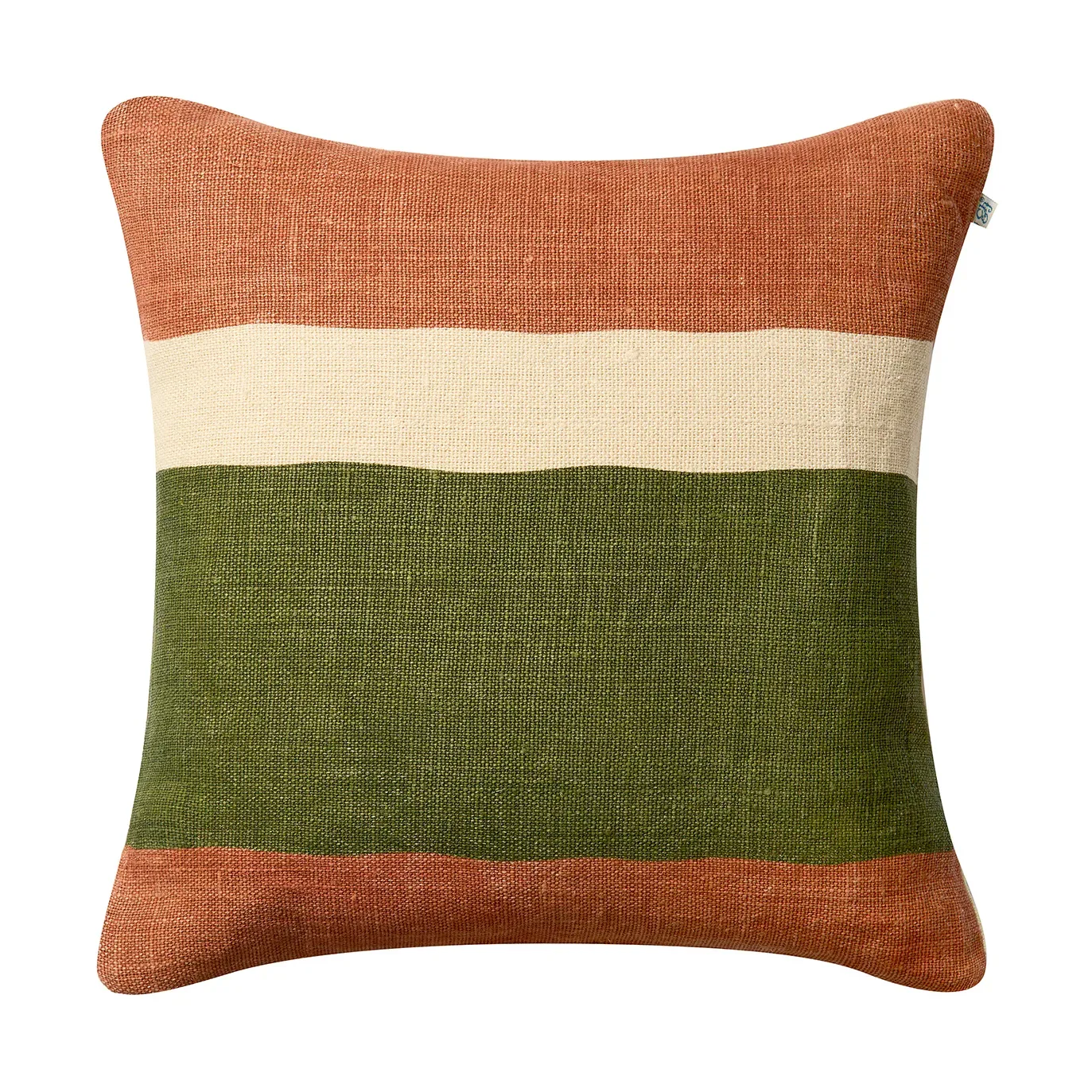 Chhatwal & Jonsson Manali kuddfodral 50x50 cm Apricot orange-cactus green