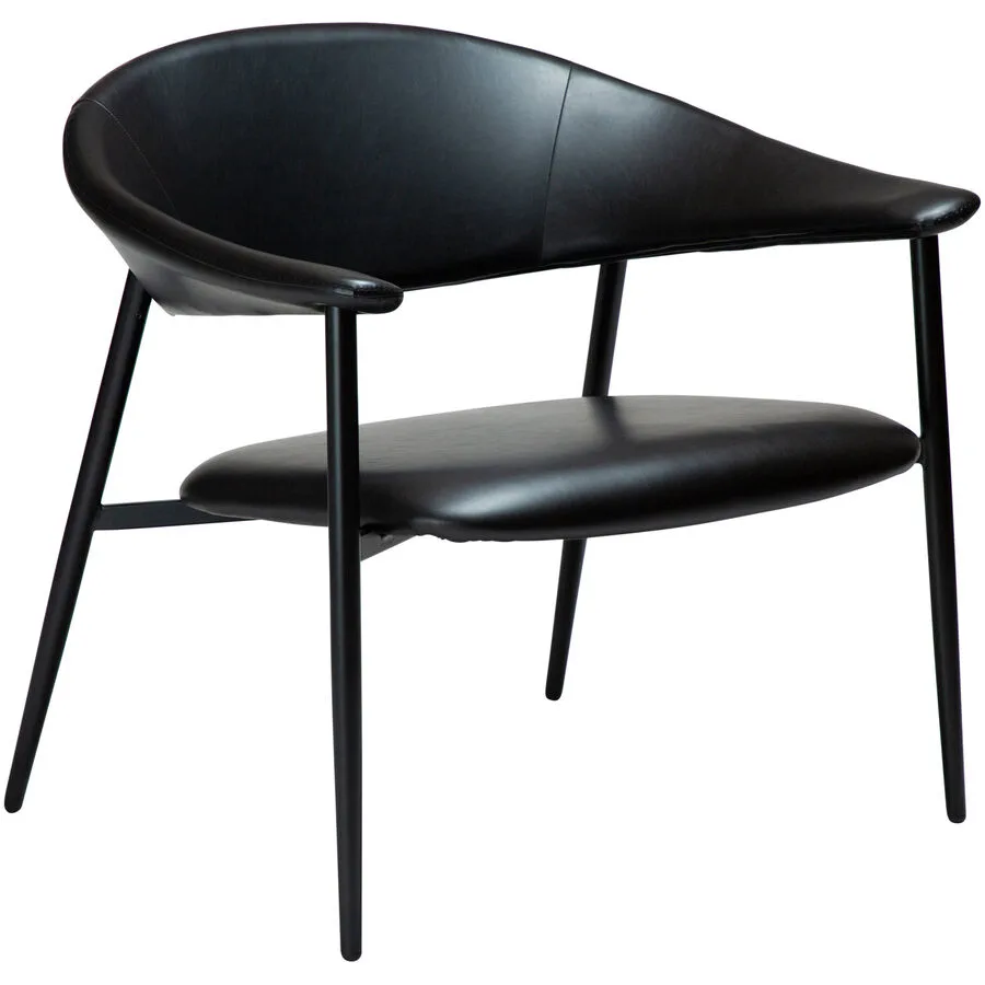 DAN-FORM Sessel Rover black Kunstleder B 79 T 72 cm H 74.5 cm