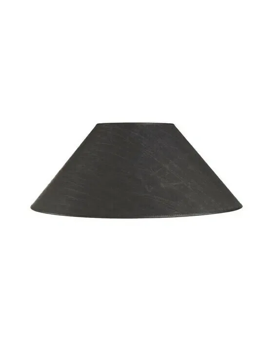 Non La lampskærm leather ebony