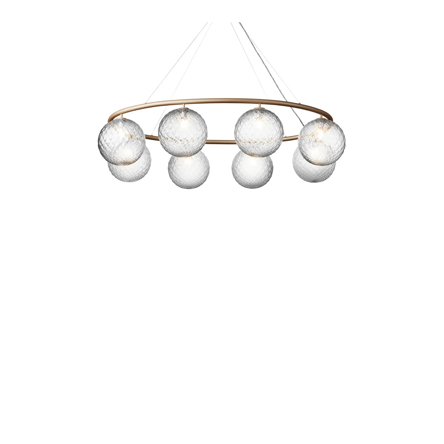 Nuura - Miira Circular 8 Brass/Optic - Takkronor - Sofie Refer - Guld