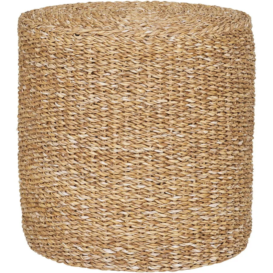 Hocker Quenda nature Seegras H 40 B 40 cm