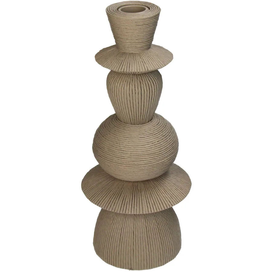 Kerzenhalter Kaars sand Polyresin H 25.7 cm 1